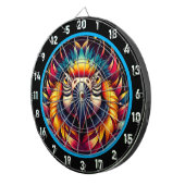 Levendige Parrot Dartboard voor Fun Spaces Dartbord (Voorkant Rechts)