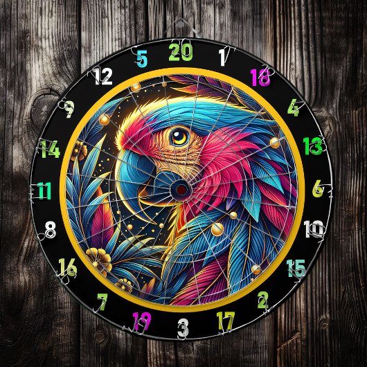Levendige Parrot Dartboard voor Game Rooms Dartbord