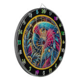 Levendige Parrot Dartboard voor Game Rooms Dartbord (Voorkant Links)