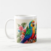 Levendige Parrot Design Cup Koffiemok (Links)