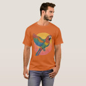 Levendige Parrot Sunrise T-shirt (Voorkant volledig)
