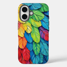 Levendige Parrot Wings Telefoonhoes iPhone 16 Hoesje