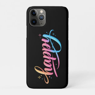 Levendige Pastel Gradiënt HAPPY Typografie - Moder Case-Mate iPhone Case