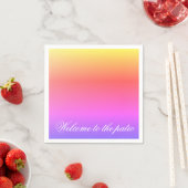 levendige pastel servet (Insitu)