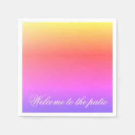 levendige pastel servet