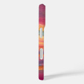 Levendige Pastel Zonsondergang Abstracte Olieverf  Case-Mate iPhone Case (Achterkant / Rechts)