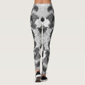 Levendige pastelsymmetrie - Abstracte getextureerd Leggings (Achterkant)