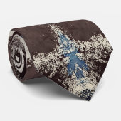 Levendige pastelsymmetrie - Abstracte getextureerd Stropdas (Opgerold)