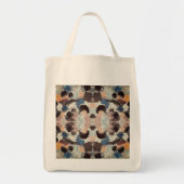 Levendige pastelsymmetrie - Abstracte getextureerd Tote Bag (Voorkant)