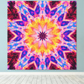 Levendige Patroon Power Art Canvas Afdruk (Insitu (Houten vloer))