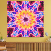 Levendige Patroon Power Art Canvas Afdruk (Insitu (Woonkamer))