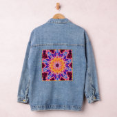 Levendige Patroon Power Art Denim Jacket (Hangar)