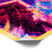 Levendige Patroon Power Art Perfect Poster (Hoek)