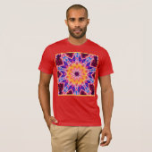 Levendige Patroon Power Art T-shirt (Voorkant volledig)