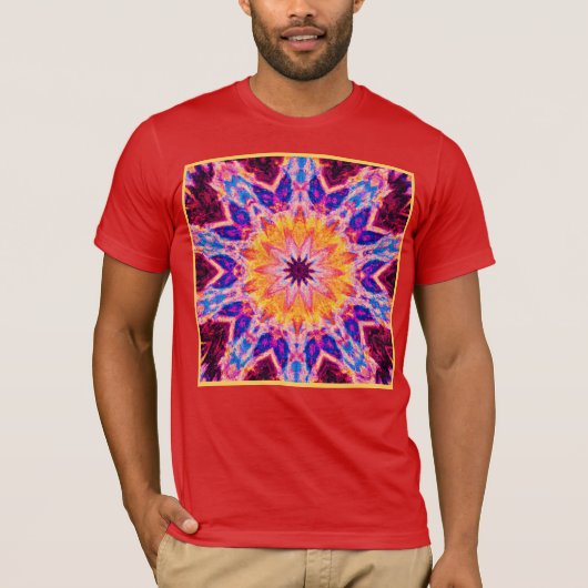 Levendige Patroon Power Art T-shirt (Voorkant)