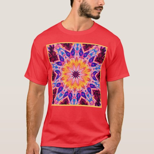 Levendige Patroon Power Art T-shirt (Voorkant)