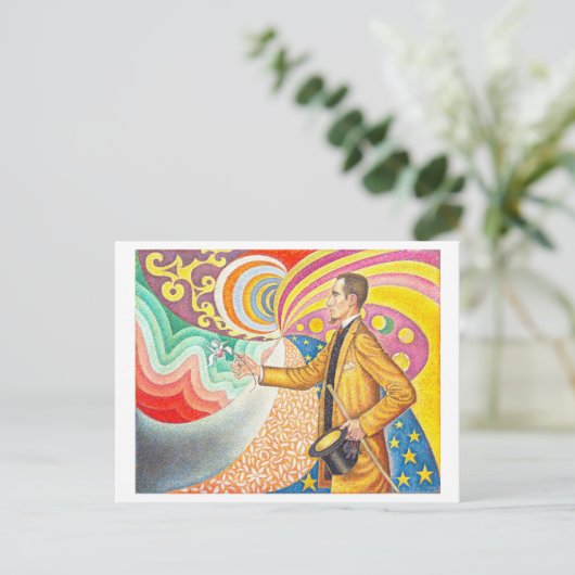 Levendige Paul Signac Opus 217 Schilderij Briefkaa Briefkaart (Staand voorkant)