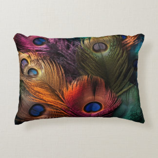 Levendige pauwenstaart showcases accent kussen