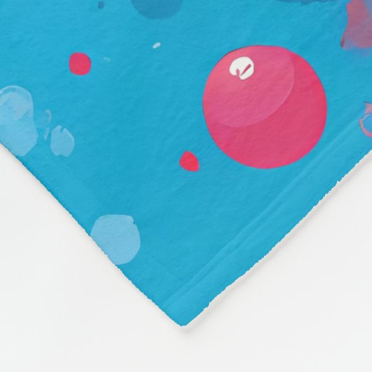 Levendige Peace Fleece deken (Hoek)