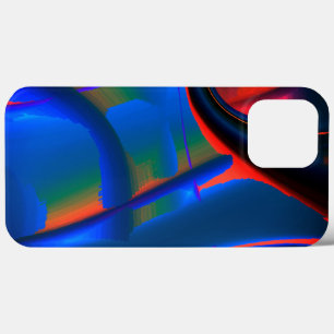 Levendige perzikbedekking bebouwde digitale verfve Case-Mate iPhone case