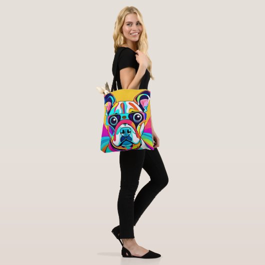 Levendige PET-bril ontwerp Tote Bag (Op model)