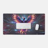 Levendige Phoenix Desk Mat | Kleurrijke gaming & k (Keyboard & Muis)