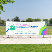 Levendige Pickleball Tournament Banner (Insitu)