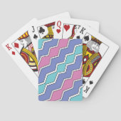 Levendige pieken ZigZag Pokerkaarten (Achterkant)