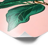 Levendige Pioen Bloemenkunst Foto Afdruk (Hoek)