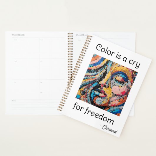 Levendige pixel explosie – Kleur is een kreet om v Planner (Display)
