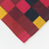Levendige Pixel Explosion Art Fleece Deken (Hoek)