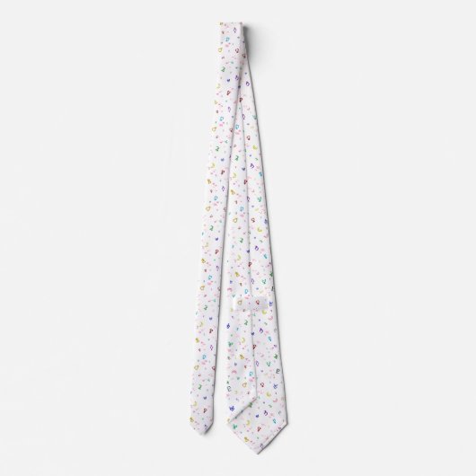 Levendige planeten stropdas (Achterkant)