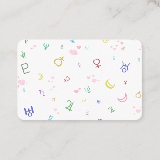 Levendige planeten visitekaartje (Voorkant)