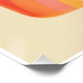 Levendige Pluizige Bloem 3D Kunstprint - Vierkant Perfect Poster (Hoek)
