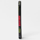 Levendige poinsettia in de Waterverf Case-Mate iPhone Case (Achterkant/links)