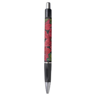 Levendige poinsettia in de Waterverf Pen