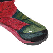 Levendige poinsettia in de Waterverf Snijplank (Hoek)