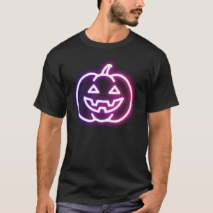 Levendige POMPOEN Ghost Glow Halloween Graphic T-shirt