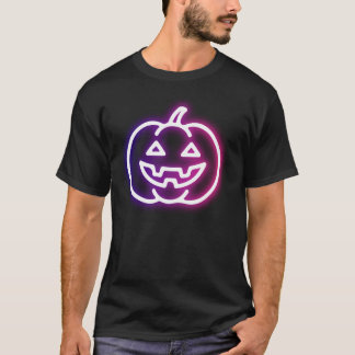 Levendige POMPOEN Ghost Glow Halloween Graphic T-shirt