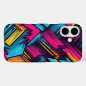 Levendige Pop Art Bold Kleuren Telefoonhoes Case-Mate iPhone Case (Achterkant (horizontaal))