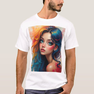 Levendige Pop Art Chaos - Grappig Grafisch T-Shirt
