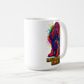 Levendige Pop Art Engelse Cocker Spaniel Koffiemok (Voorkant rechts)