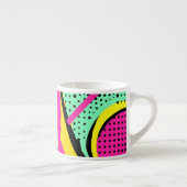 Levendige Pop Art Espresso Kop (Rechts)