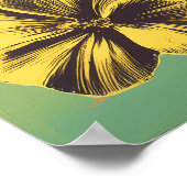 Levendige Pop Art Hibiscus Bloem Grid – Modern Poster (Hoek)