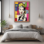 Levendige Pop Art Portrait Retro Wall Art Poster<br><div class="desc">Verhoog uw ruimte met dit levendige pop-kunstportret, een verbluffende mix van retro-design en moderne flair. Dit AI-gegenereerde poster is een perfecte aanvulling op elk huis of kantoor-decor en brengt gedurfde kleuren en een levendige compositie aan uw wanden. Ideaal voor liefhebbers van pop cultuur en hedendaagse kunst, dit stuk is een...</div>