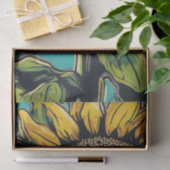 Levendige Pop Art Zonnebloem Decoupage Papier (Geschenk)