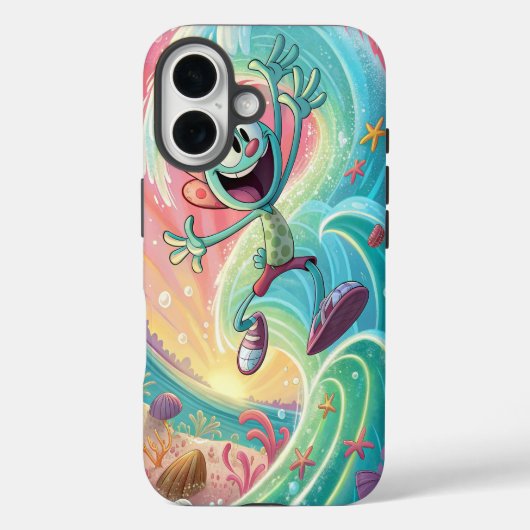 Levendige Pop in de oceaan Case-Mate iPhone Case (Achterkant)