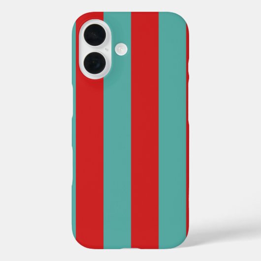 Levendige Postbus Zeemeermin Strepen Case-Mate iPhone Case (Achterkant)