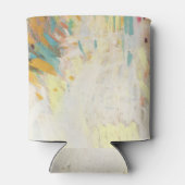 Levendige potloodtextuur: artistieke banner blikjeskoeler (Achterkant)