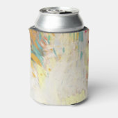 Levendige potloodtextuur: artistieke banner blikjeskoeler (Blikje Achterkant)